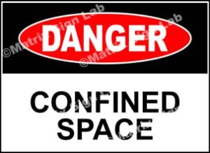 Confined Space Sign