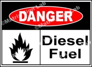Diesel Fuel Sign