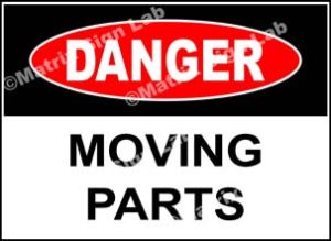 Moving Parts Sign