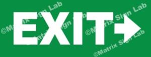 Exit Right Sign - MSL36395